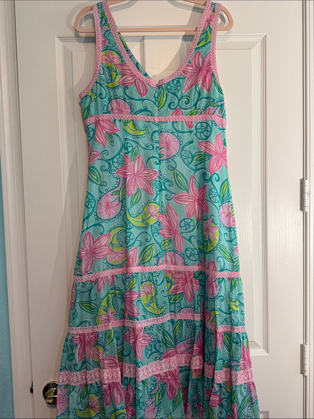 Lilly Pulitzer Jacinda Midi Dress in Lazy Paisley Print - Picture 8 of 14